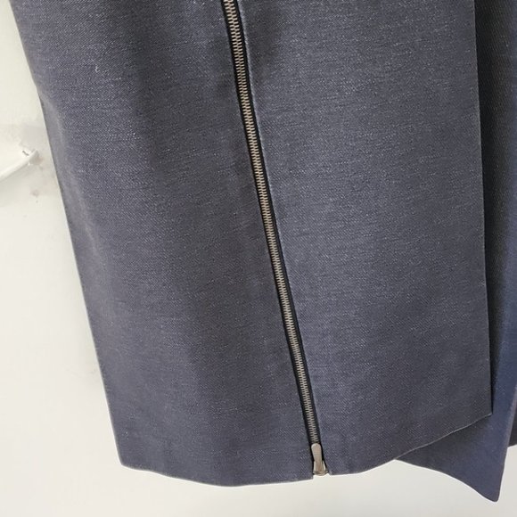 Barbara Bui Initials Washed Black Denim Side Zipper Pants M w28 D4 - Picture 4 of 14